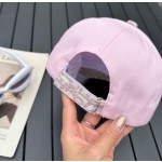 Dior new embroidered letters canvas baseball cap head circumference: 57cm