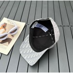 Dior new embroidered letters canvas baseball cap head circumference: 57cm