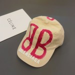 BALENCIAGA-bb printing baseball cap
