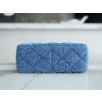 𝐂𝐇𝐀𝐍𝐄𝐋 HOBO bag 23P spring and summer new love heart adjustable buckle denim blue