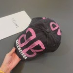BALENCIAGA-bb printing baseball cap