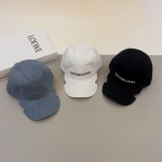 Balenciaga Vintage Wash Distressed Baseball Cap