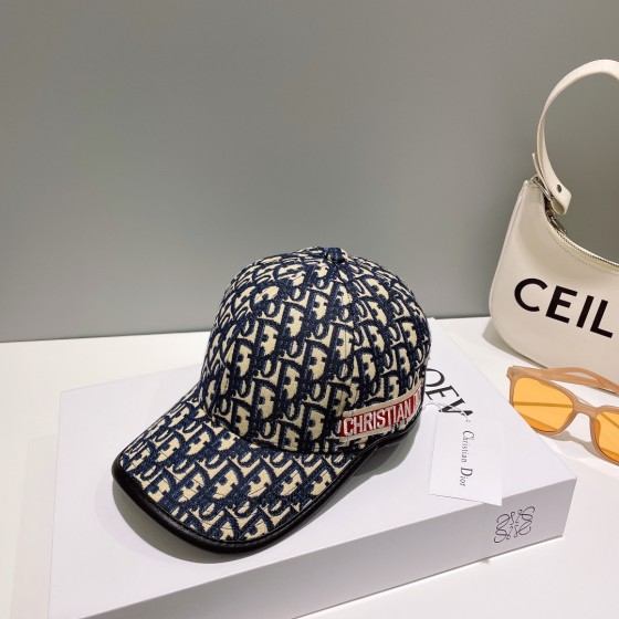 Dior (Dior) new original single embroidery baseball cap
