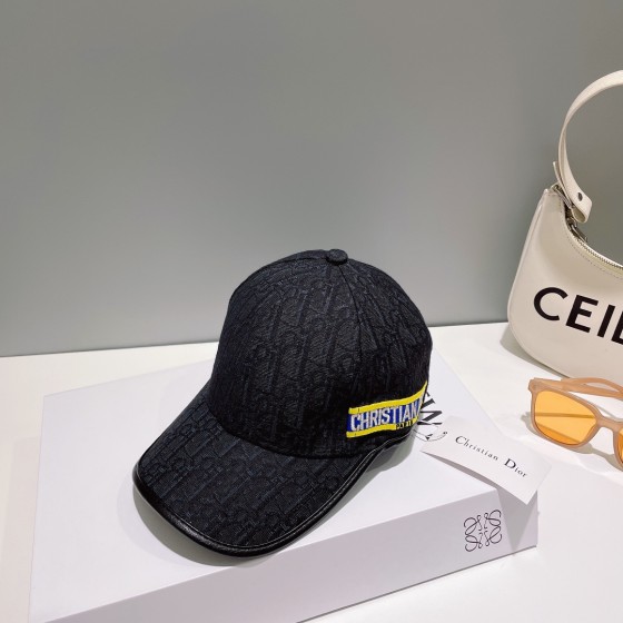 Dior (Dior) new original single embroidery baseball cap