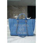 𝐂𝐇𝐀𝐍𝐄𝐋 23P Maxi Shopping Bag Blue🦋