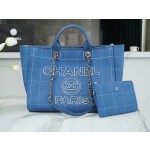 𝐂𝐇𝐀𝐍𝐄𝐋 23P Maxi Shopping Bag Blue🦋