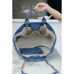 𝐂𝐇𝐀𝐍𝐄𝐋 23P Maxi Shopping Bag Blue🦋