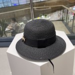 Chanel Straw Hat, Sun Hat, Sunshade Beach Hat, Head Circumference 57cm