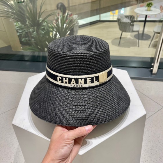 Chanel 2023 summer new straw hat