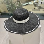 Celine Straw Hat, Brim, Sun Hat, Beach Sun Hat, Head Circumference 57cm