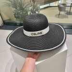 Celine Straw Hat, Brim, Sun Hat, Beach Sun Hat, Head Circumference 57cm