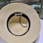 Chanel2023's new straw sunshade straw hat basin