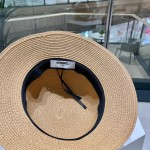 Chanel2023's new straw sunshade straw hat basin