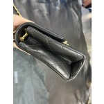 𝗖𝗛𝗔𝗡𝗘𝗟✦ 23p Letter Chain Mouth Flap Bag Genuine Leather