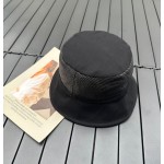 prada classic triangle bucket hat