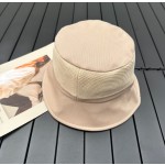prada classic triangle bucket hat