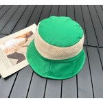 prada classic triangle bucket hat