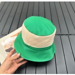 prada classic triangle bucket hat