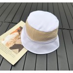 prada classic triangle bucket hat