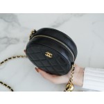 𝐂𝐇𝐀𝐍𝐄𝐋 Metal ball series small round cake〰 Black