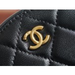 𝐂𝐇𝐀𝐍𝐄𝐋 Metal ball series small round cake〰 Black