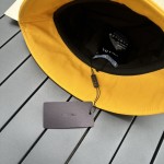 prada classic triangle bucket hat