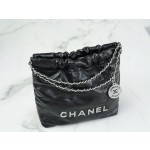 𝗖𝗛𝗔𝗡𝗘𝗟✦ 23S 22Mini bag black and silver