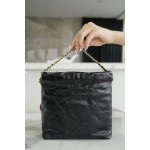 𝗖𝗛𝗔𝗡𝗘𝗟✦ 23S 22Mini pearl chain bag black