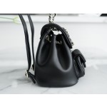 𝗖𝗛𝗔𝗘𝗡𝗟 22 new 𝐃𝐮𝐦𝐚 shoulder bag sheepskin black