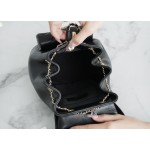 𝗖𝗛𝗔𝗘𝗡𝗟 22 new 𝐃𝐮𝐦𝐚 shoulder bag sheepskin black