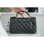 𝗖𝗛𝗔𝗡𝗘𝗟 𝗖𝗹𝗮𝘀𝘀𝗶𝗰 𝗙𝗹𝗮𝗽 2021 𝗦𝘀 Spring/Summer New Handle ℂ𝔽 𝑀𝑖𝑛𝑖✦ Black