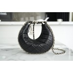 𝗖𝗛𝗔𝗡𝗘𝗟 23p moon/moon bag large black