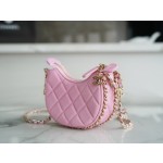 𝗖𝗛𝗔𝗡𝗘𝗟 23p moon/moon bag small pink