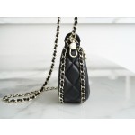 𝗖𝗛𝗔𝗡𝗘𝗟 23p moon/moon bag small black