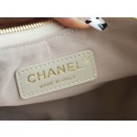 𝗖𝗛𝗔𝗡𝗘𝗟 23p moon/moon bag large milk apricot