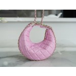 𝗖𝗛𝗔𝗡𝗘𝗟 23p moon/moon bag large milk apricot