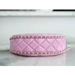 𝗖𝗛𝗔𝗡𝗘𝗟 23p moon/moon bag large milk apricot