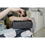 𝗖𝗛𝗔𝗡𝗘𝗟✦𝗖𝗹𝗮𝘀𝘀𝗶𝗰 𝗙𝗹𝗮𝗽 2021 𝗦𝘀 Spring/Summer New Handleℂ𝔽 𝕄𝕚𝕟𝕚 Black Gold