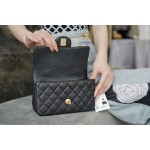 𝗖𝗛𝗔𝗡𝗘𝗟✦𝗖𝗹𝗮𝘀𝘀𝗶𝗰 𝗙𝗹𝗮𝗽 2021 𝗦𝘀 Spring/Summer New Handleℂ𝔽 𝕄𝕚𝕟𝕚 Black Gold