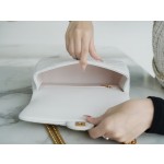 𝗖𝗛𝗔𝗡𝗘𝗟✦𝗖𝗹𝗮𝘀𝘀𝗶𝗰 𝗙𝗹𝗮𝗽23P spring and summer new love heart adjustment buckle large genuine leather