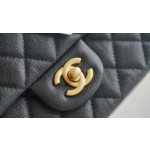 𝗖𝗛𝗔𝗡𝗘𝗟✦𝗖𝗹𝗮𝘀𝘀𝗶𝗰 𝗙𝗹𝗮𝗽2021 𝗦𝘀 spring and summer new handleℂ𝔽 𝕄𝕚𝕟𝕚 black