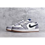 Air Jordan AJ1 Low Top White Black Red DZ0798-108