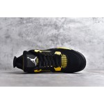 NK SB x Air Jordan 4 Black and Yellow