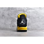 NK SB x Air Jordan 4 Black and Yellow