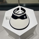 Chanel Bow Hat Empty Top Sun Protection UV Sun Shade Cap
