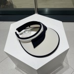 Chanel Bow Hat Empty Top Sun Protection UV Sun Shade Cap