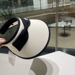 Chanel Bow Hat Empty Top Sun Protection UV Sun Shade Cap