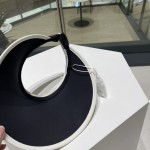 Chanel Bow Hat Empty Top Sun Protection UV Sun Shade Cap