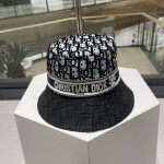 Dior counter new comfortable full print embroidery hat