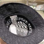 Dior counter new comfortable full print embroidery hat